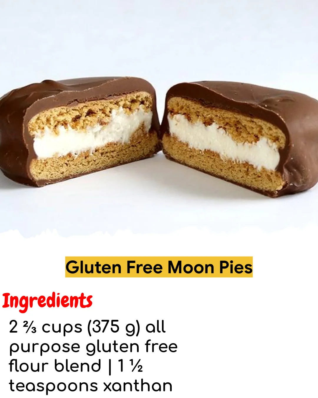 Gluten Free Moon Pies (Meal Prep Friendly)