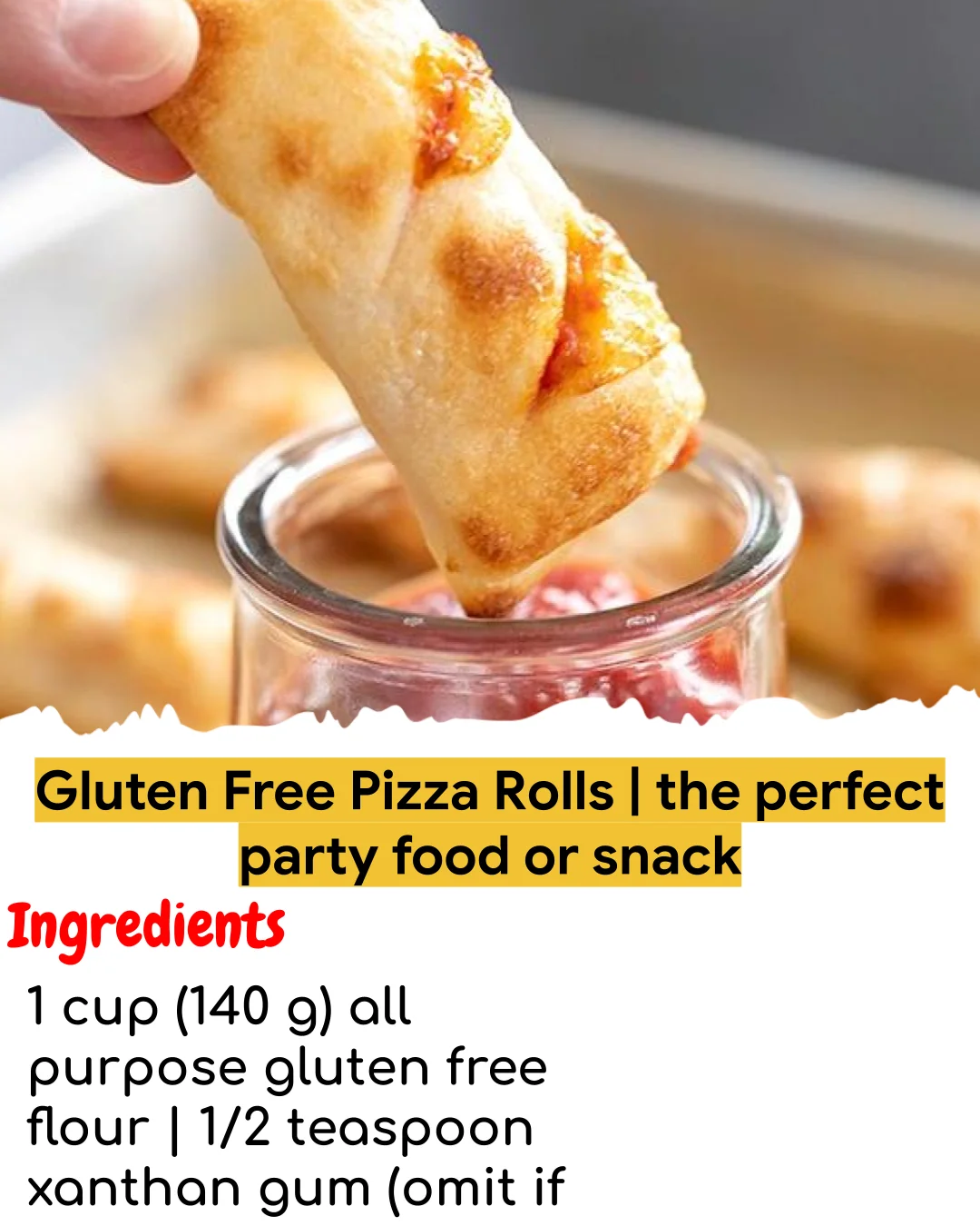 Gluten Free Pizza Rolls | the perfect party food or snack (Chef-Developed)