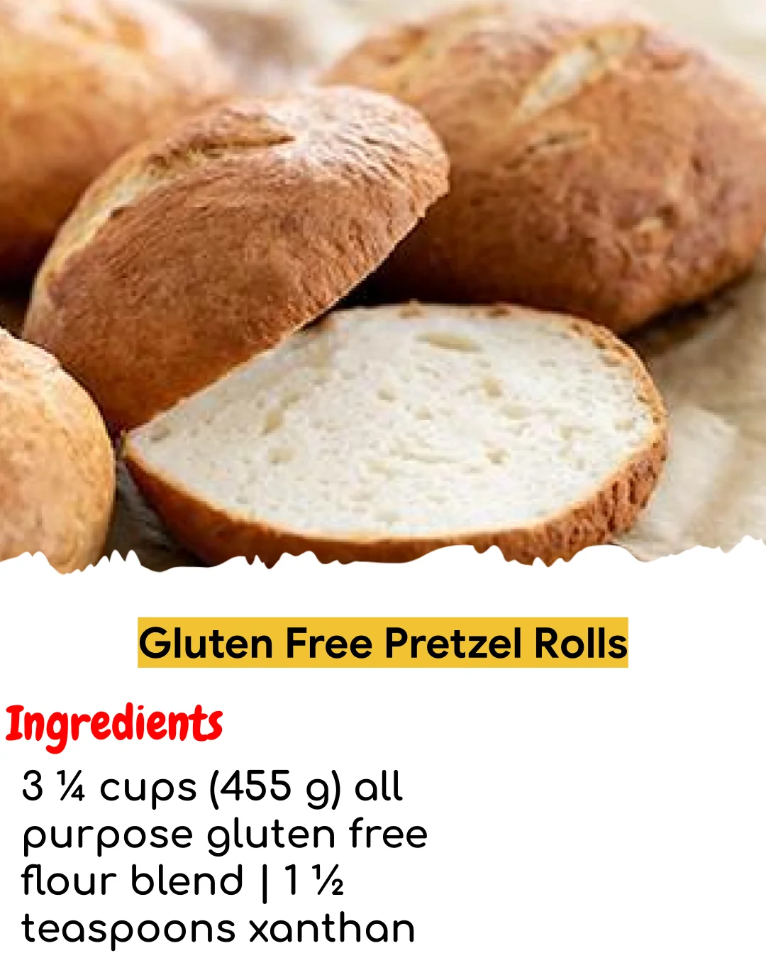 Gluten Free Pretzel Rolls (Chef-Developed)