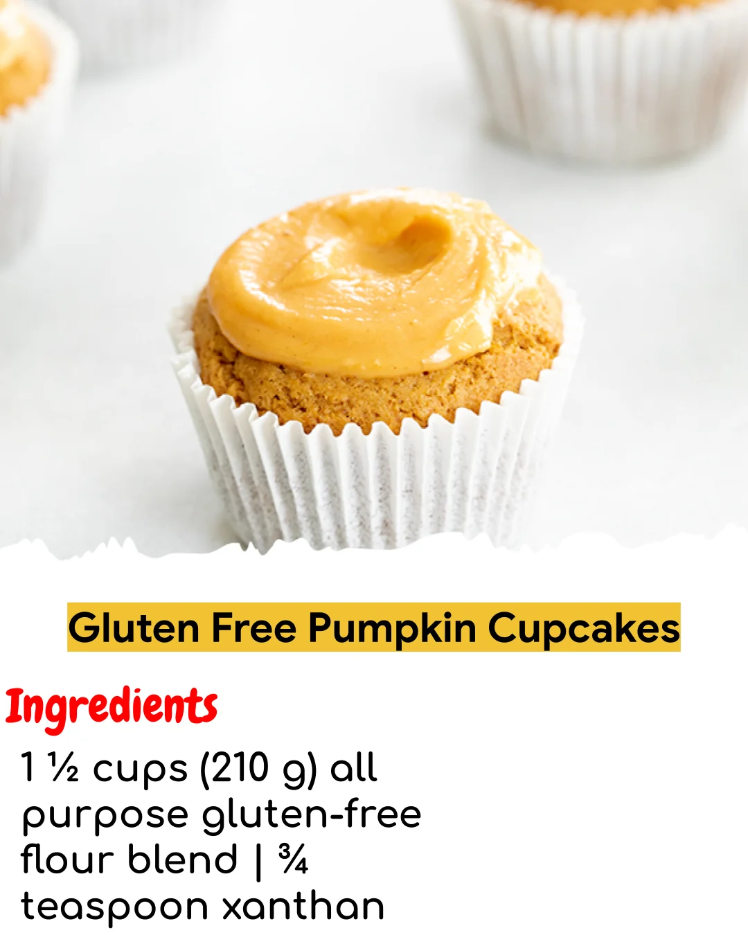 Gluten Free Pumpkin Cupcakes (Easy 60-Minute)