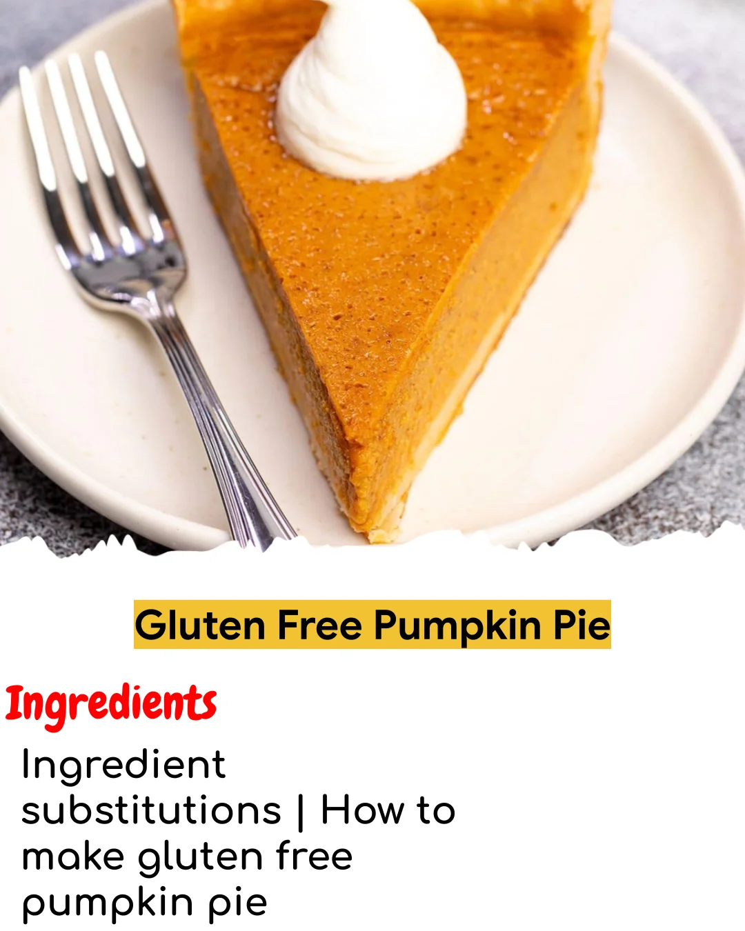 Gluten Free Pumpkin Pie (Chef-Developed)