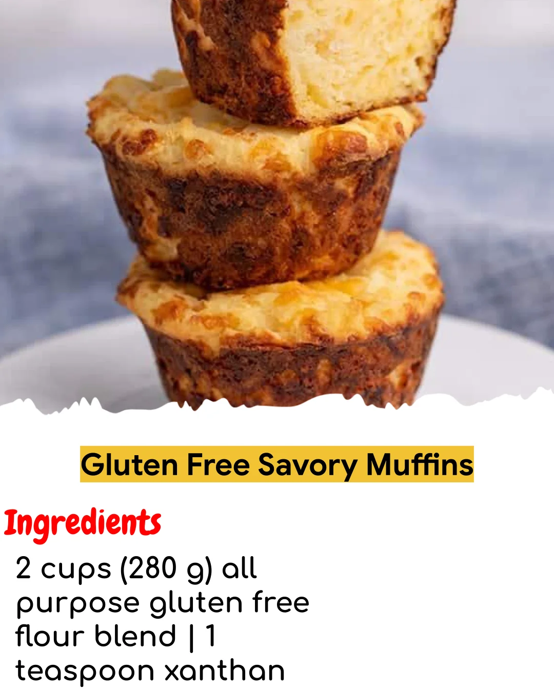 Gluten Free Savory Muffins (Tested 10+ Times)