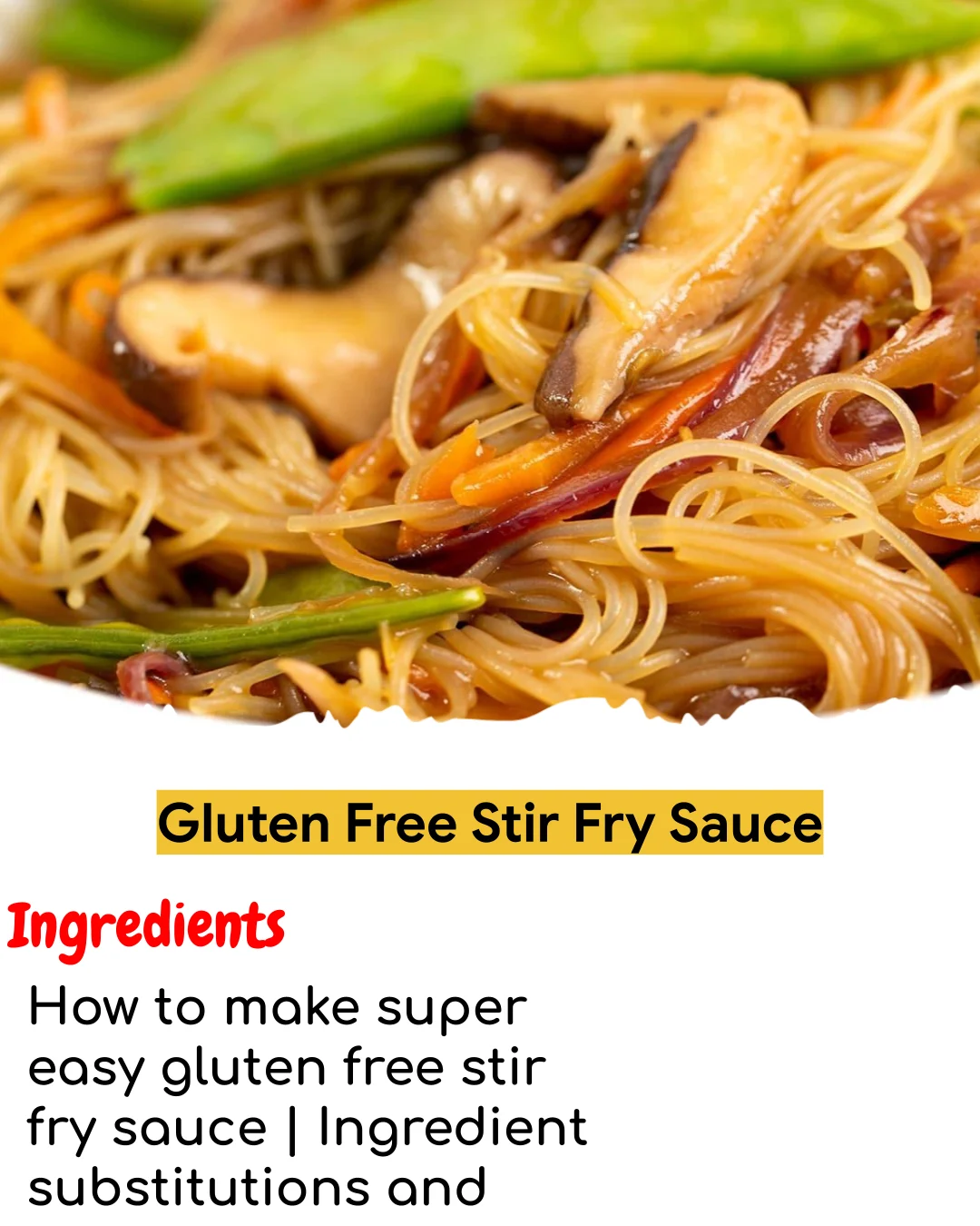 Gluten Free Stir Fry Sauce (Meal Prep Friendly)
