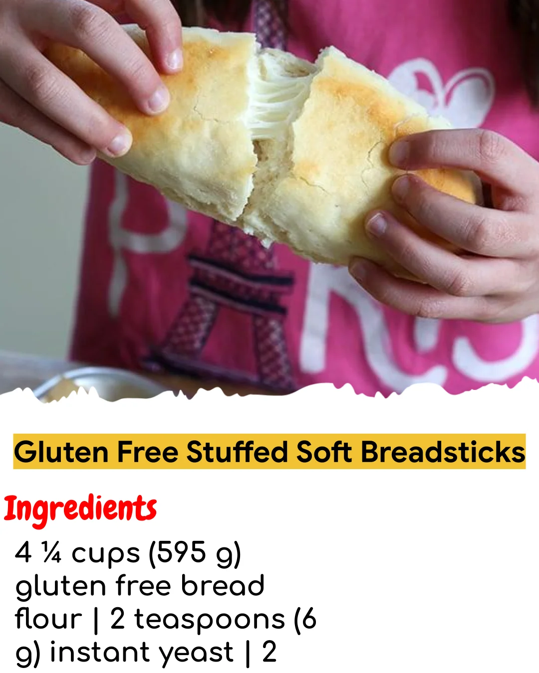 Gluten Free Stuffed Soft Breadsticks (Meal Prep Friendly)
