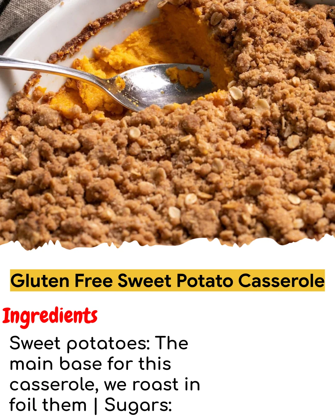 Gluten Free Sweet Potato Casserole (Tested 10+ Times)