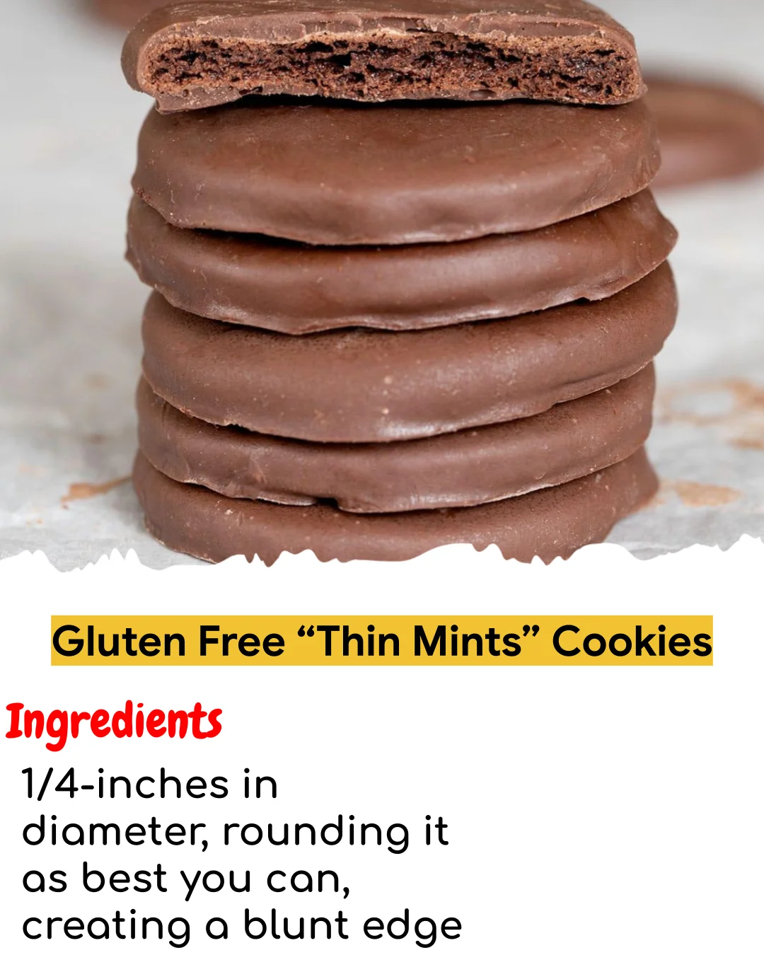 Gluten Free “Thin Mints” Cookies (Chef-Developed)