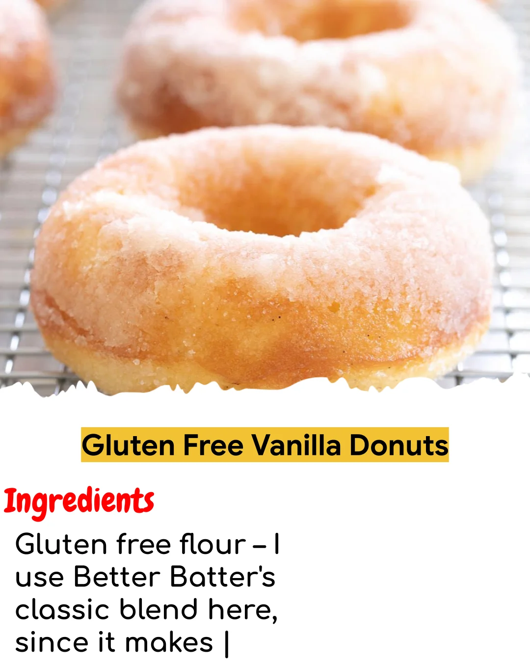 Gluten Free Vanilla Donuts (Tested 10+ Times)