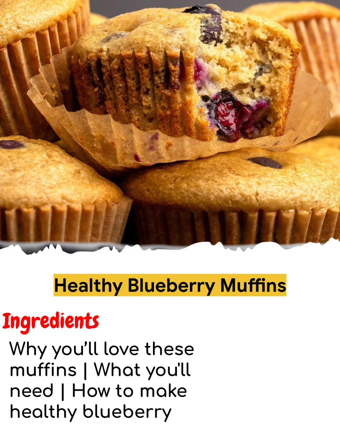 Healthy Blueberry Muffins (Easy 60-Minute)
