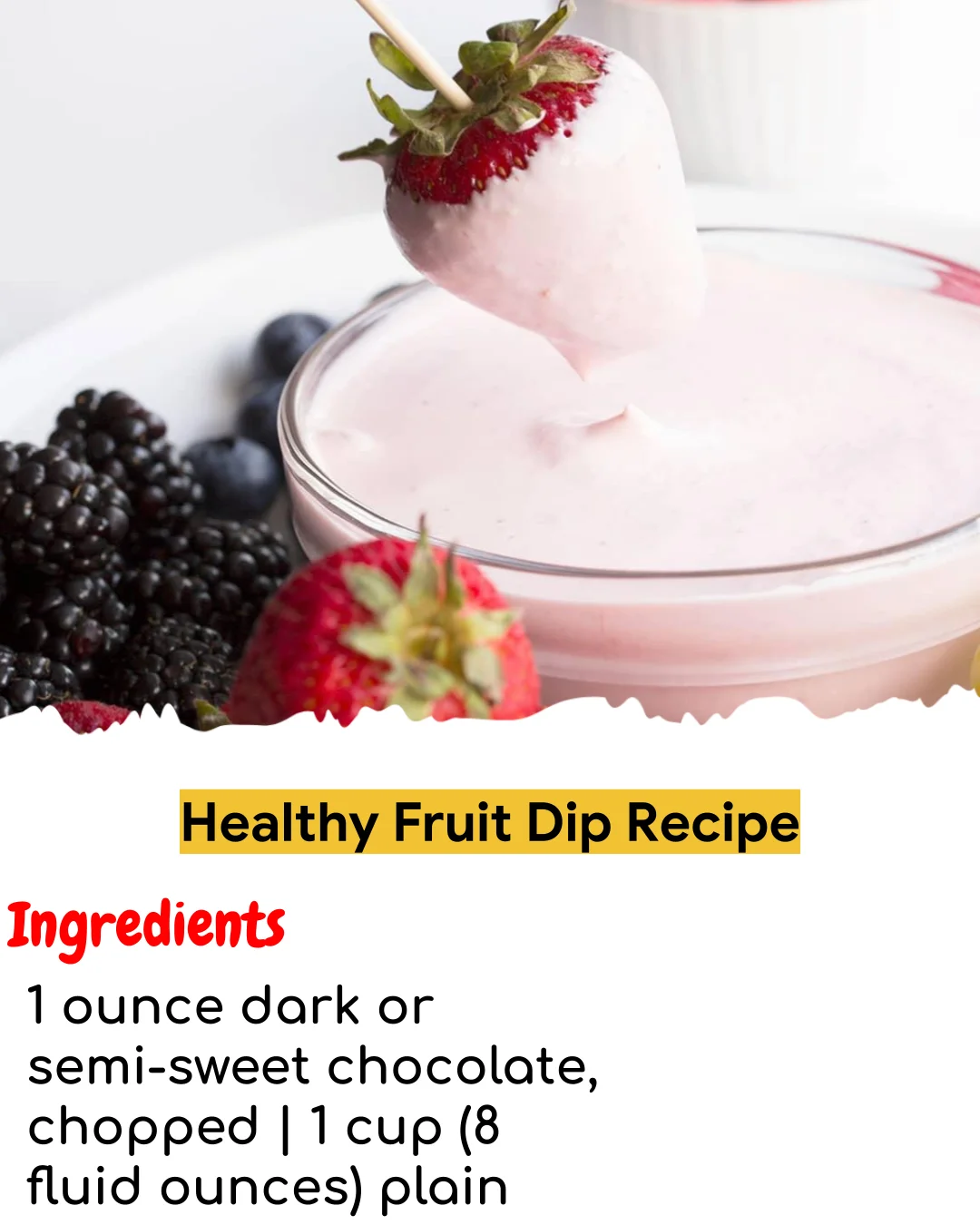 Healthy Fruit Dip Recipe (Chef-Developed)