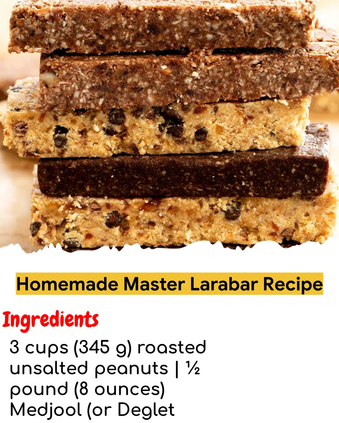 Homemade Master Larabar Recipe (Tested 10+ Times)
