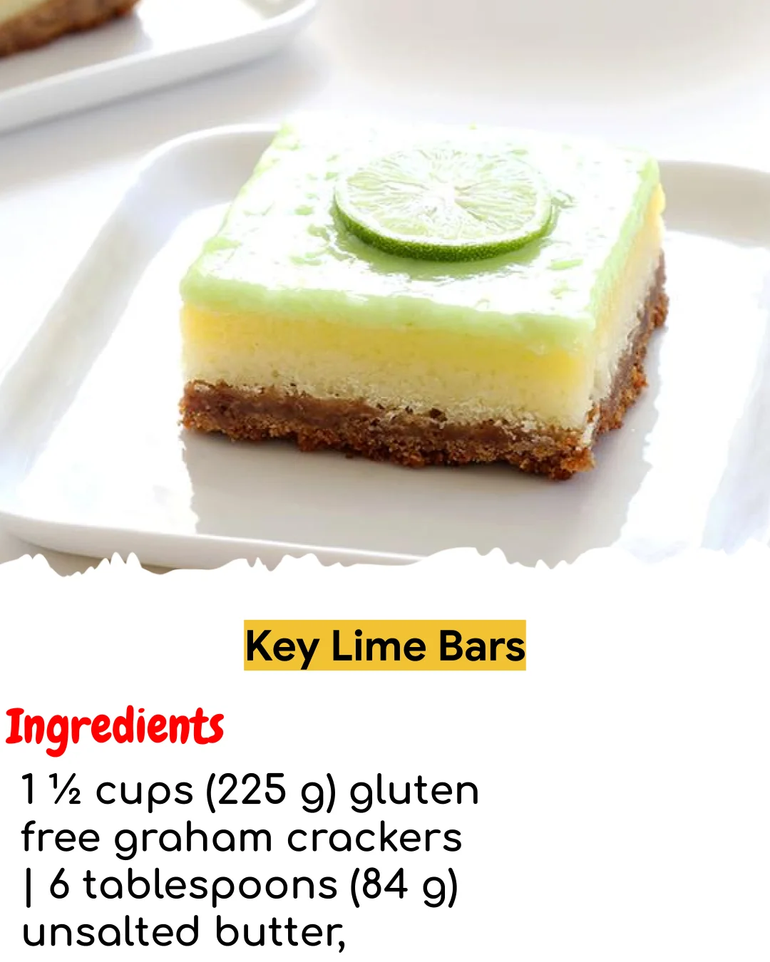 Key Lime Bars (Easy 60-Minute)