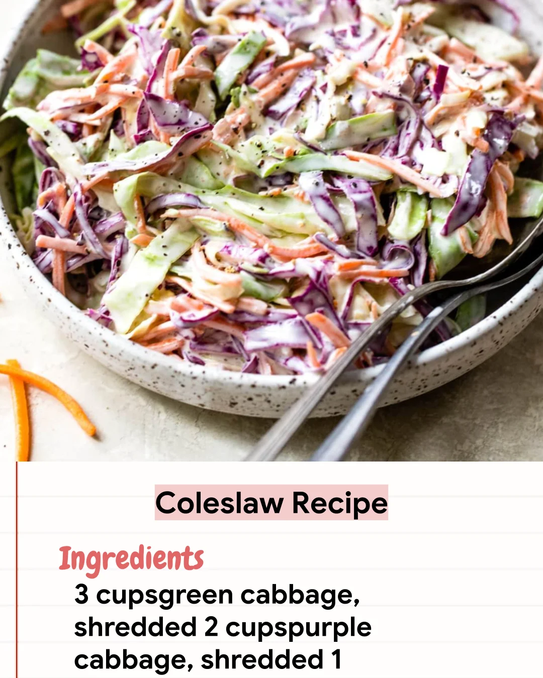 Low Carb Recipe Coleslaw Recipe