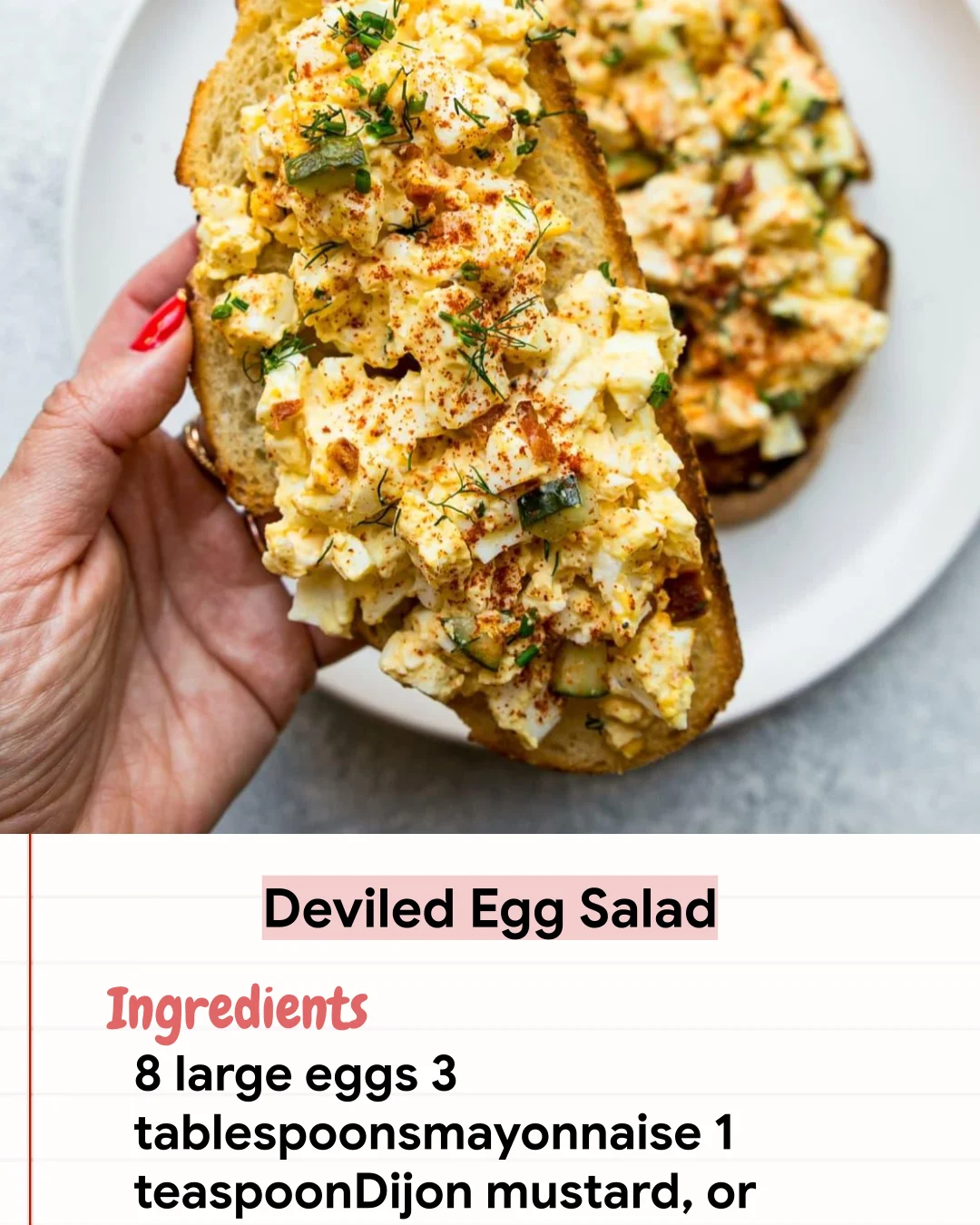 Low Carb Recipe Deviled Egg Salad
