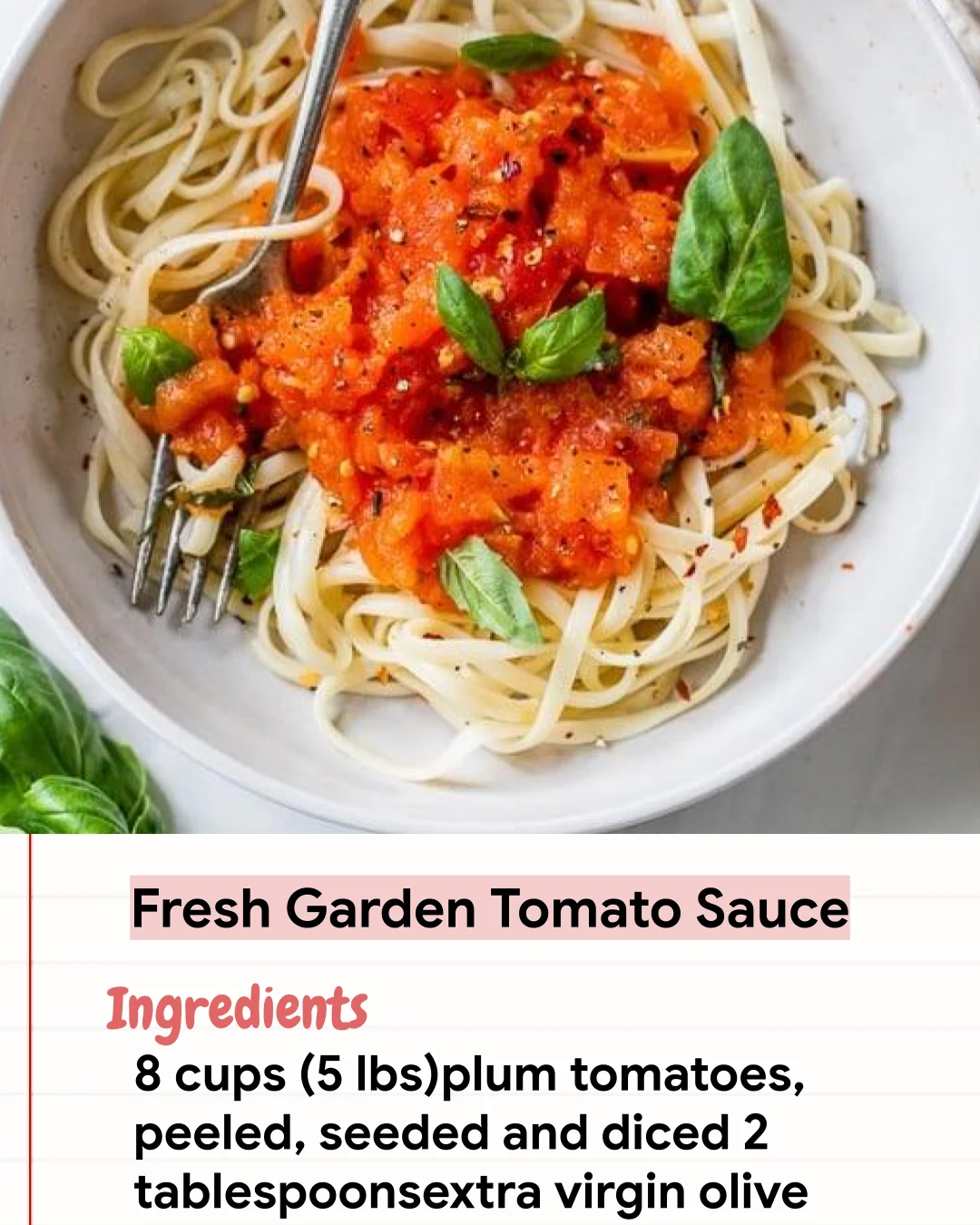 Low Carb Recipe Fresh Garden Tomato Sauce