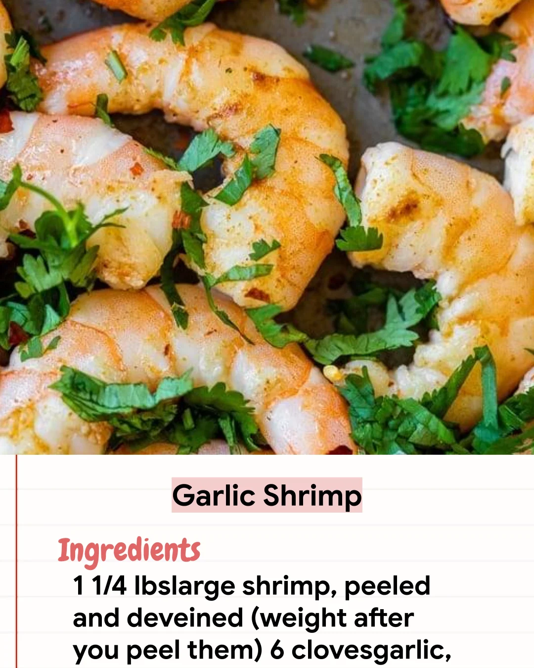 Low Carb Recipe Garlic Shrimp