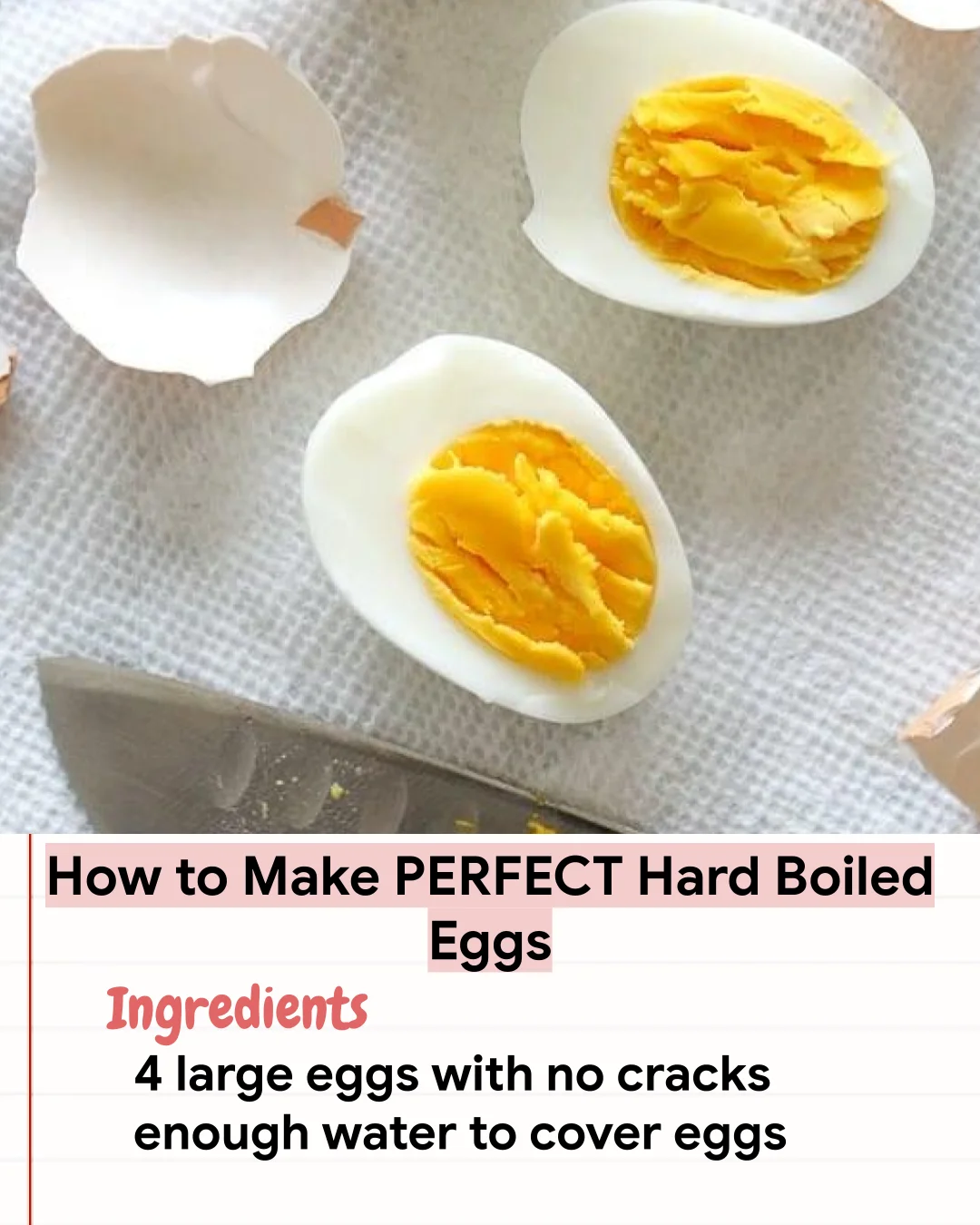 Low Carb Recipe How to Make PERFECT Hard Boiled Eggs