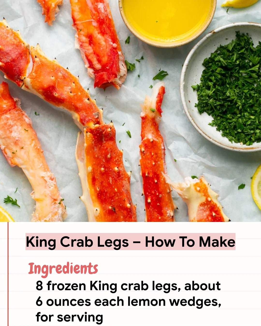 Low Carb Recipe King Crab Legs – How To Make