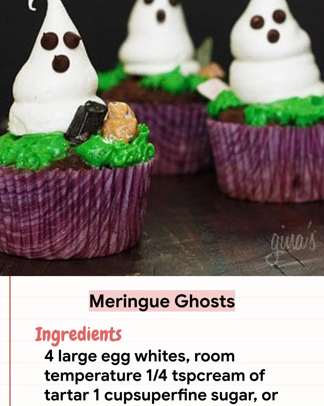 Low Carb Recipe Meringue Ghosts