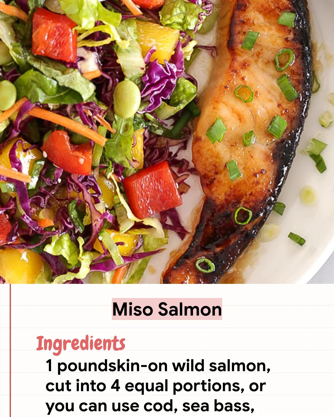 Low Carb Recipe Miso Salmon