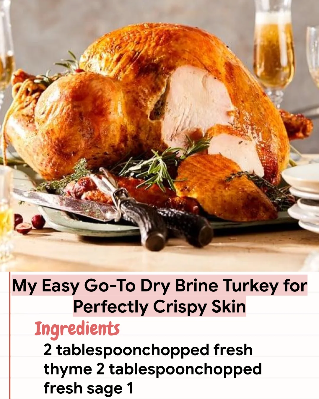 Low Carb Recipe My Easy Go-To Dry Brine Turkey for Perfectly Crispy Skin