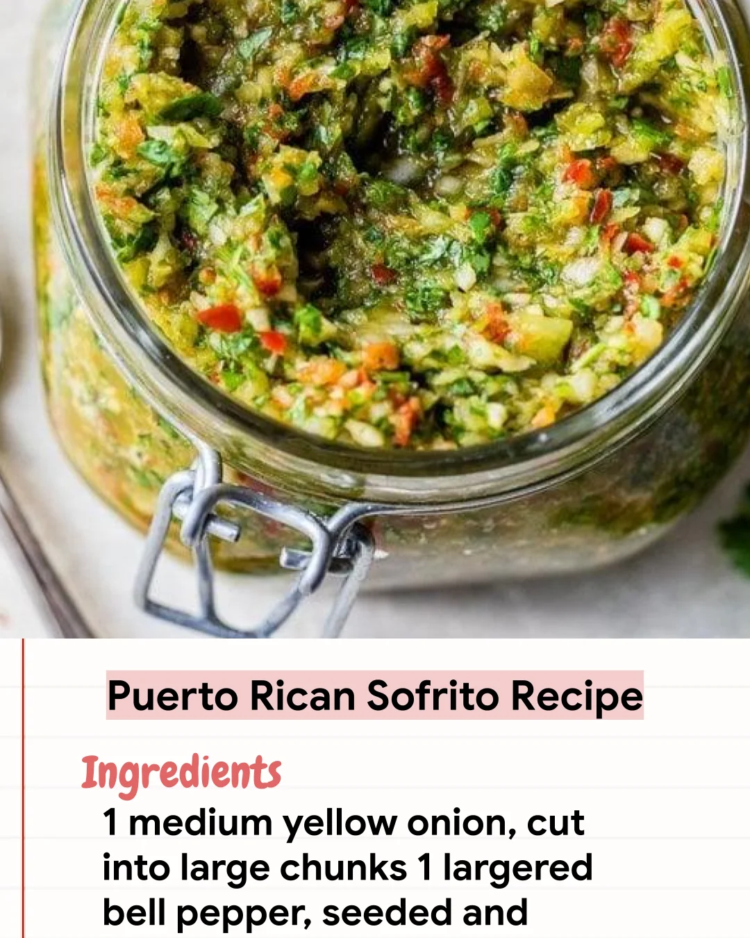 Low Carb Recipe Puerto Rican Sofrito Recipe