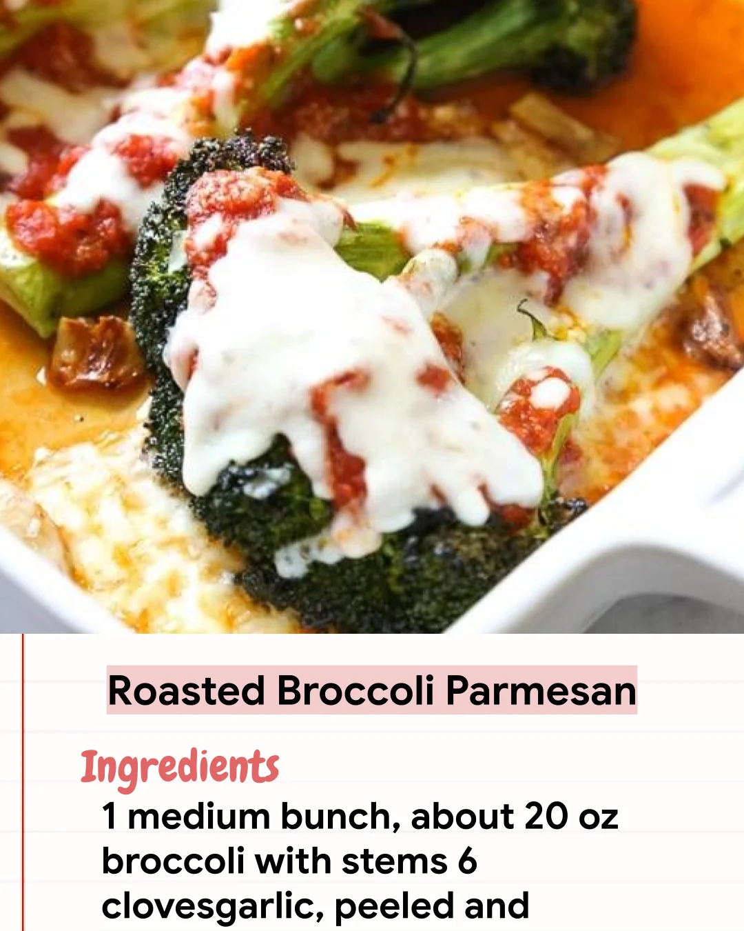 Low Carb Recipe Roasted Broccoli Parmesan