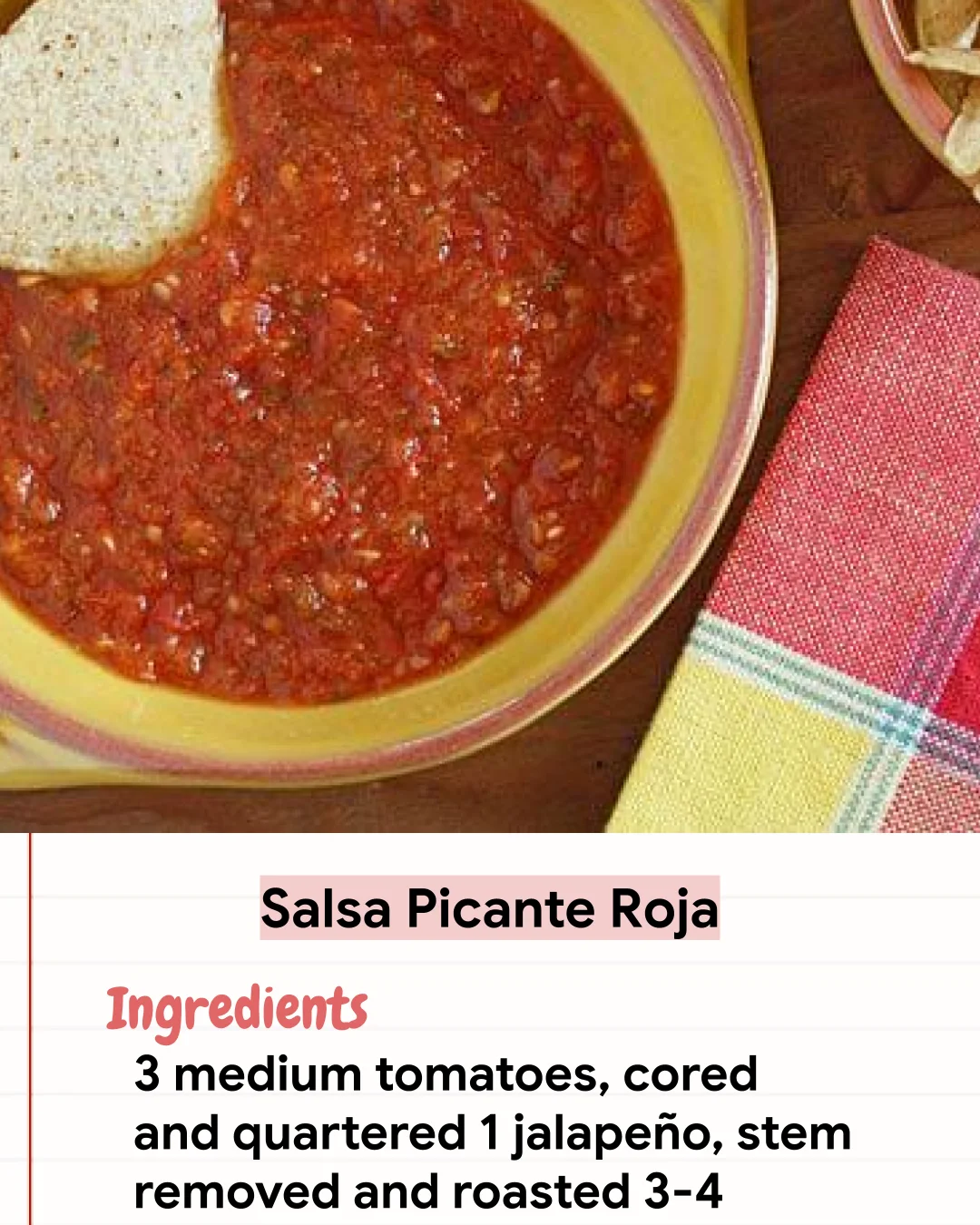 Low Carb Recipe Salsa Picante Roja