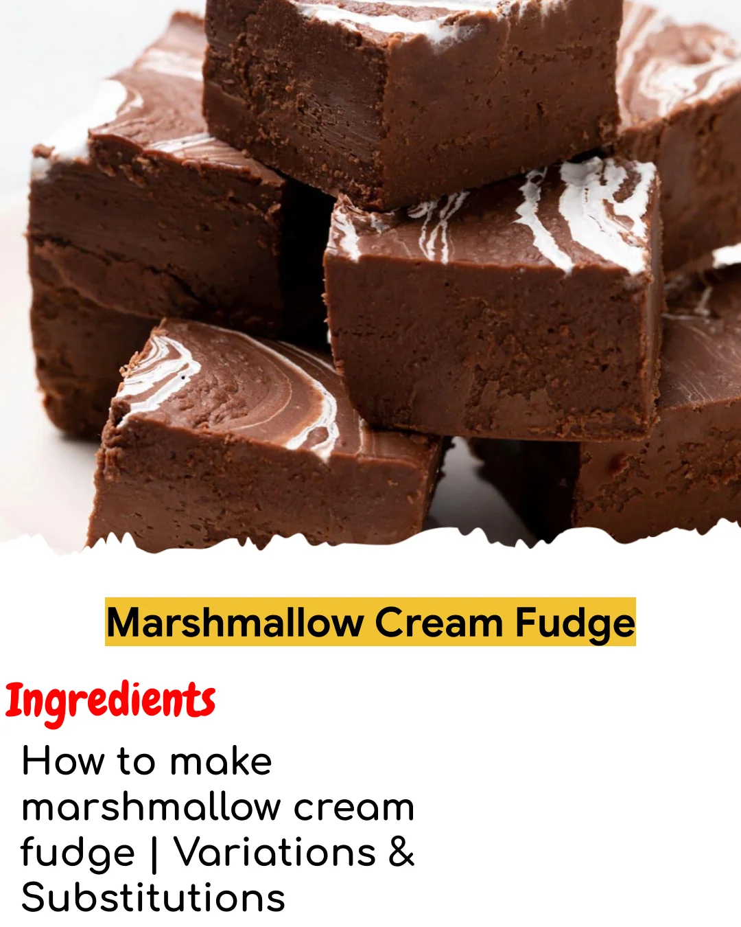 Marshmallow Cream Fudge (Easy 60-Minute)