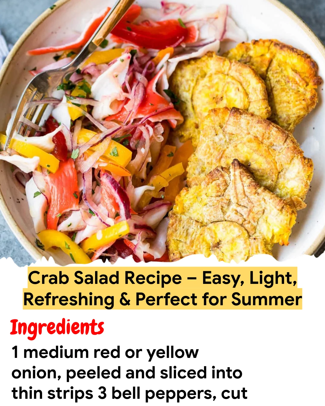 Meal Prep Recipe Crab Salad Recipe – Easy, Light, Refreshing & Perfect for Summer