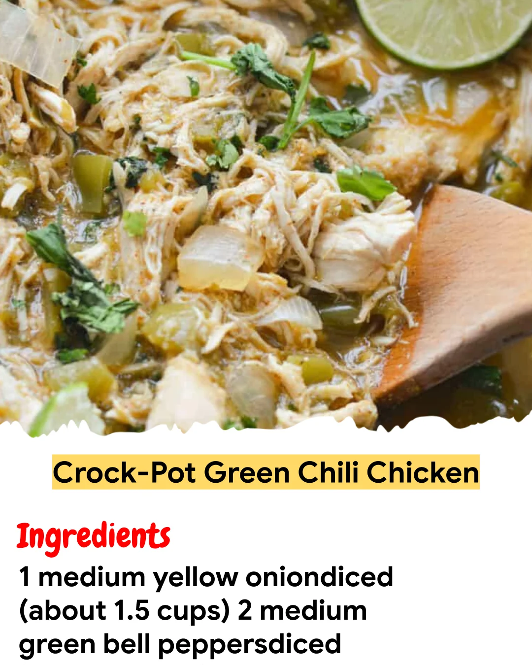 Meal Prep Recipe Crock-Pot Green Chili Chicken