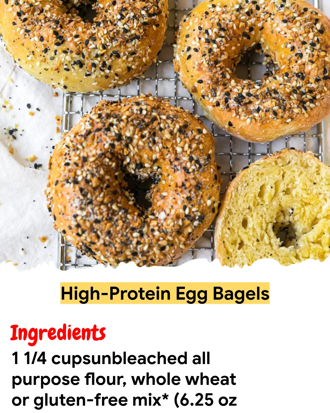 Meal Prep Recipe High-Protein Egg Bagels