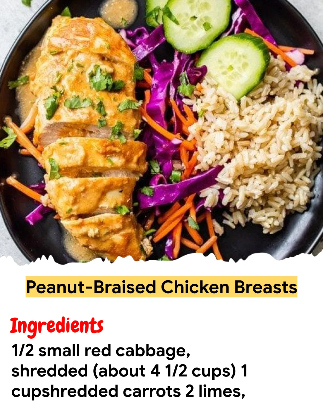 Meal Prep Recipe Peanut-Braised Chicken Breasts