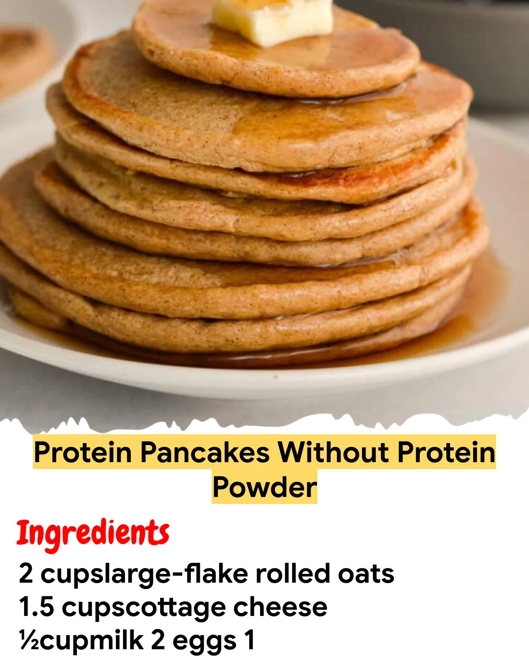 Meal Prep Recipe Protein Pancakes Without Protein Powder