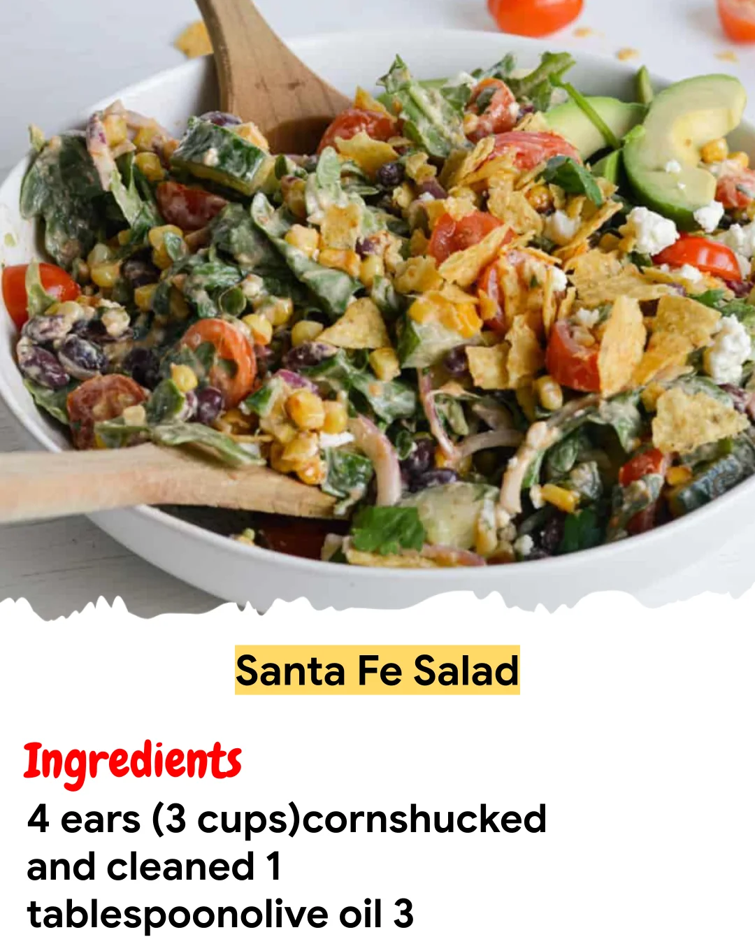 Meal Prep Recipe Santa Fe Salad