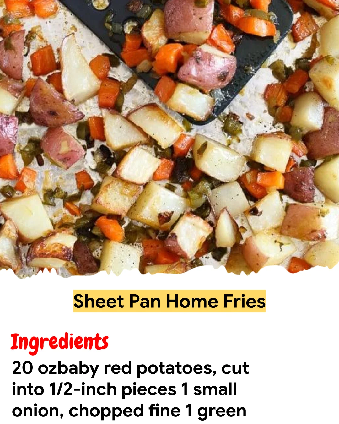 Meal Prep Recipe Sheet Pan Home Fries