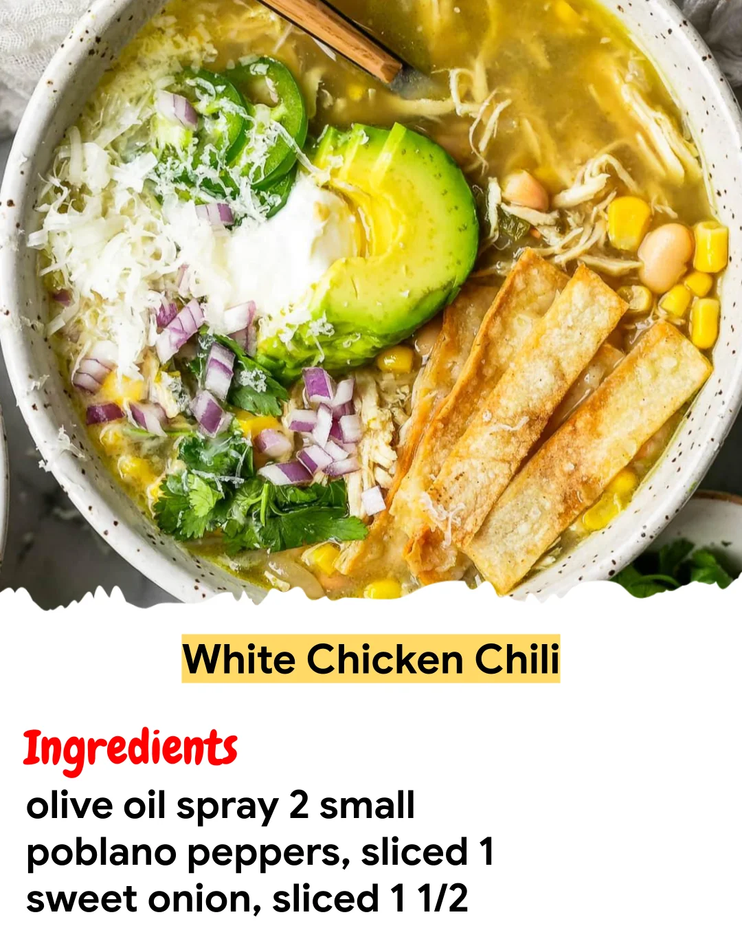 Meal Prep Recipe White Chicken Chili