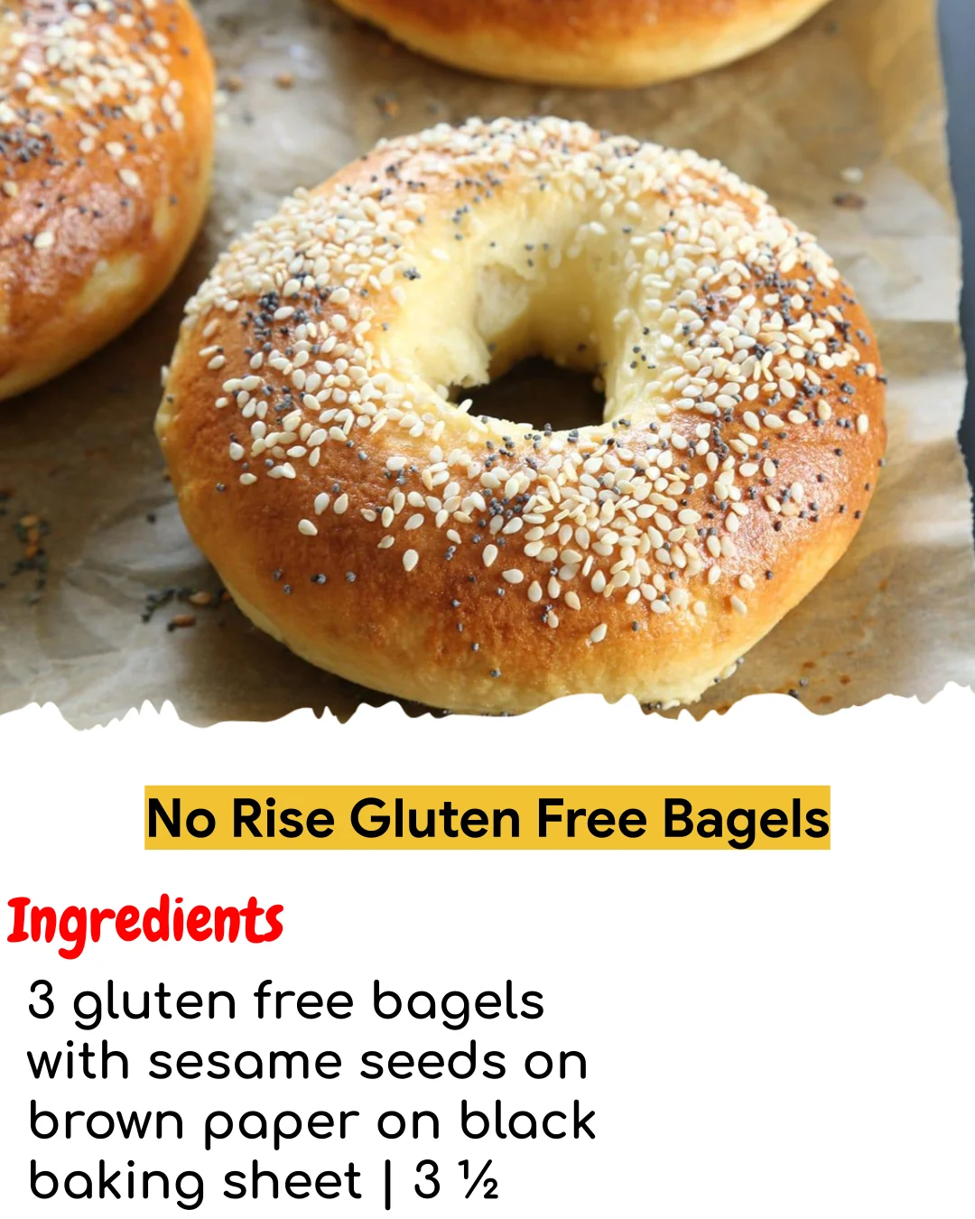No Rise Gluten Free Bagels (Meal Prep Friendly)