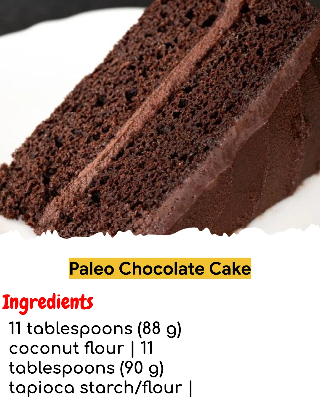 Paleo Chocolate Cake (Easy 60-Minute)