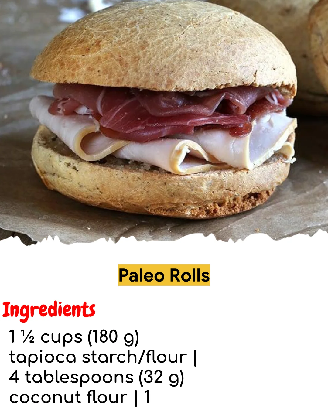 Paleo Rolls (Chef-Developed)