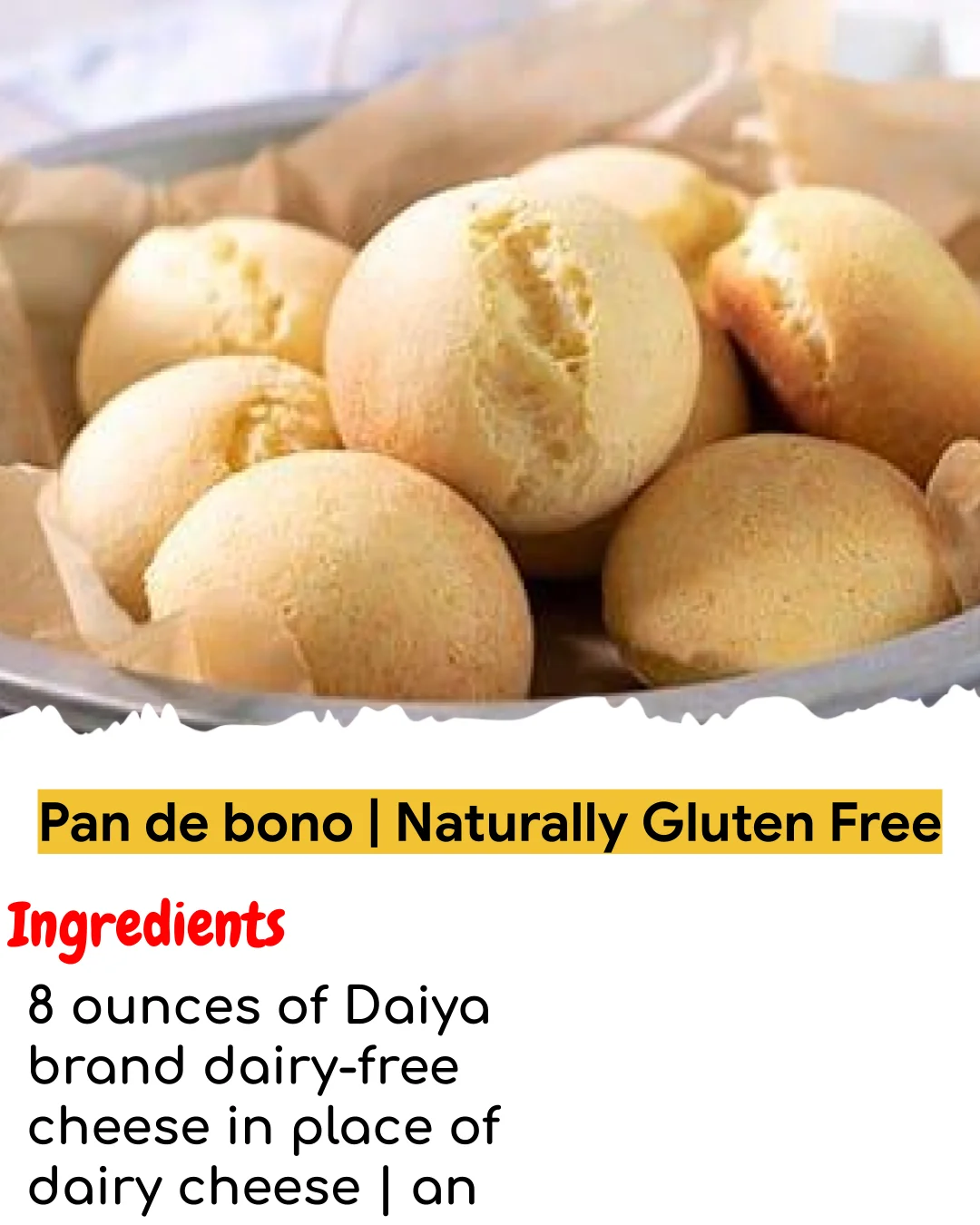 Pan de bono | Naturally Gluten Free (Chef-Developed)