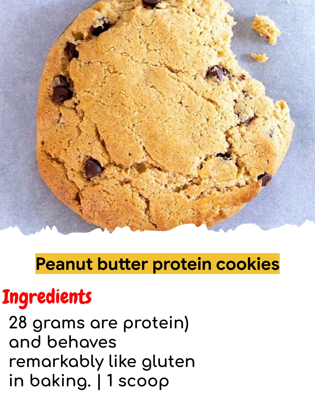 Peanut butter protein cookies (Meal Prep Friendly)