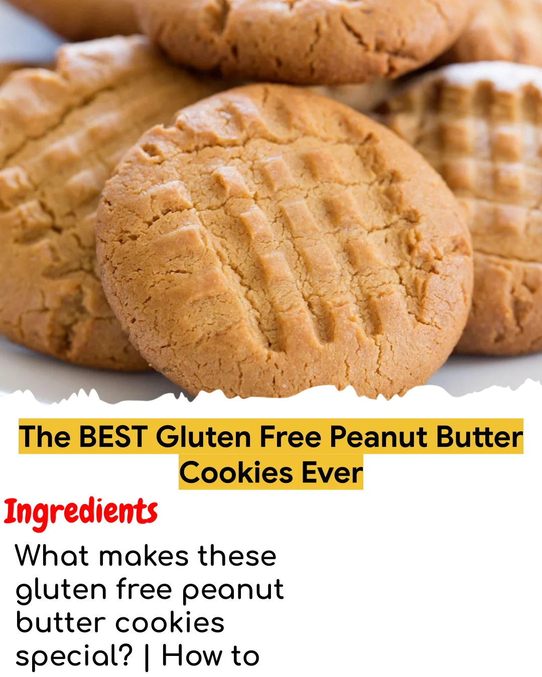 The BEST Gluten Free Peanut Butter Cookies Ever (Meal Prep Friendly)
