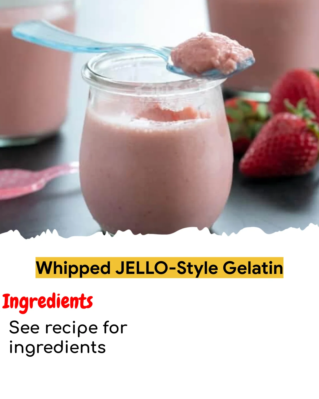 Whipped JELLO-Style Gelatin (Easy 60-Minute)